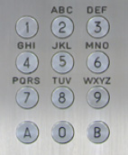 Clavier platine de rue